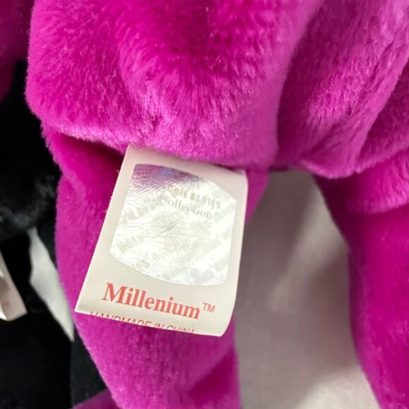 Ty Beanie Babies Lot The End Millennium “Millenium” Error Tag & Signature 1999 B - Picture 11 of 16